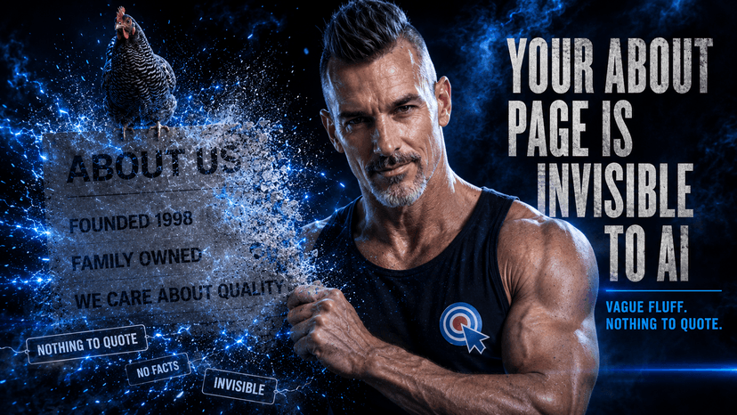 Your About Page Is Invisible to AI. Fix It This Week.