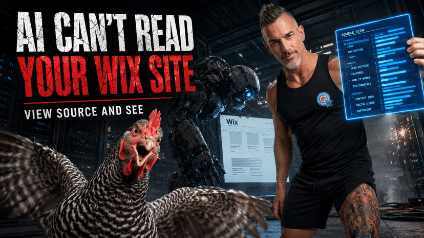 AI Can't Read Your Wix Site. Here's the 2-Minute Proof.