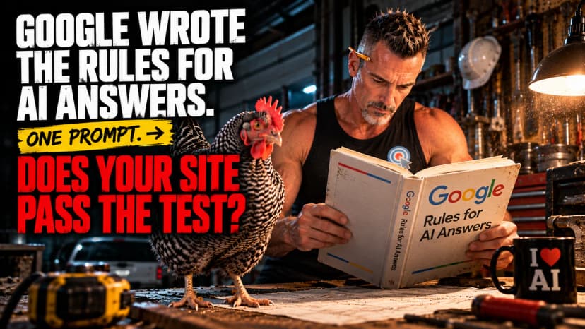 Google Wrote the Rules for AI Answers. Does Your Site Pass the Test?