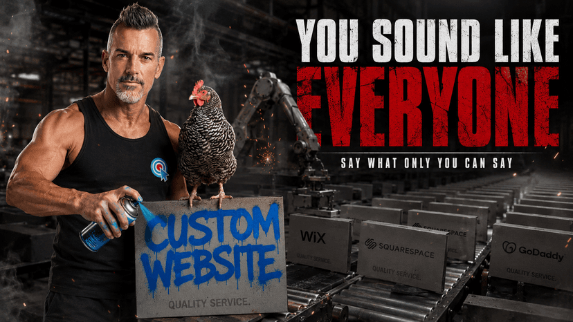 Your Homepage Sounds Like Every Broke Shop in Town