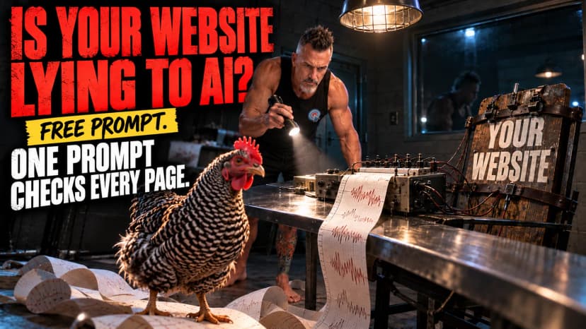 Is Your Website Lying to AI? One Prompt Checks Every Page.
