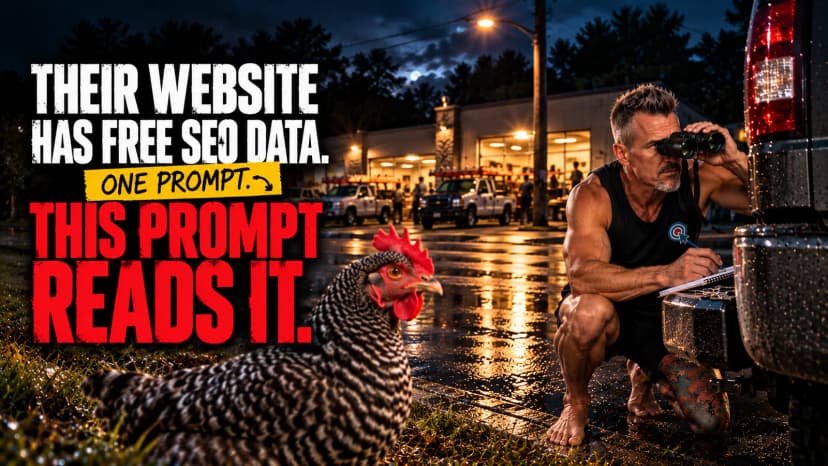 Their Website Has Free SEO Data. This Prompt Reads It.