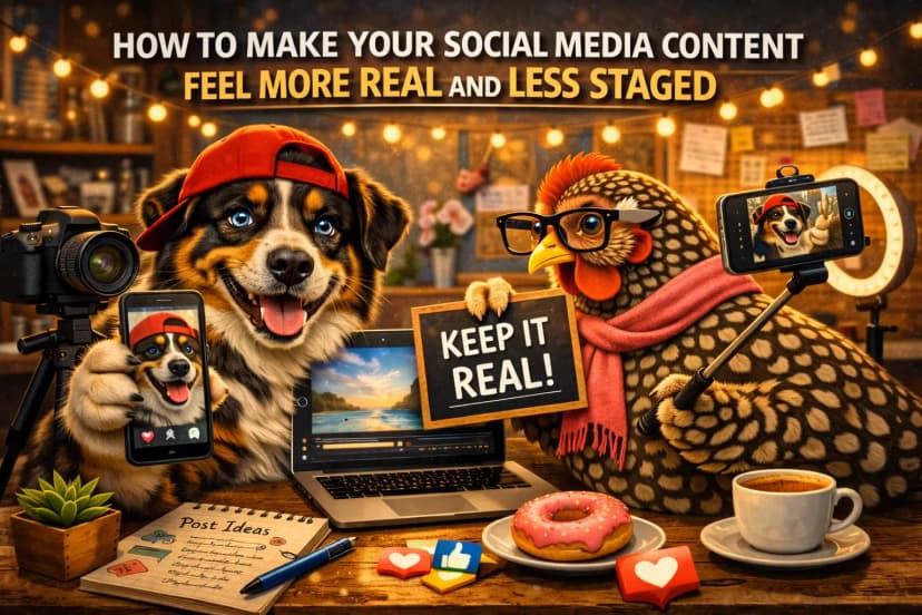 How To Make Your Social Media Content Feel More Real and Less Staged