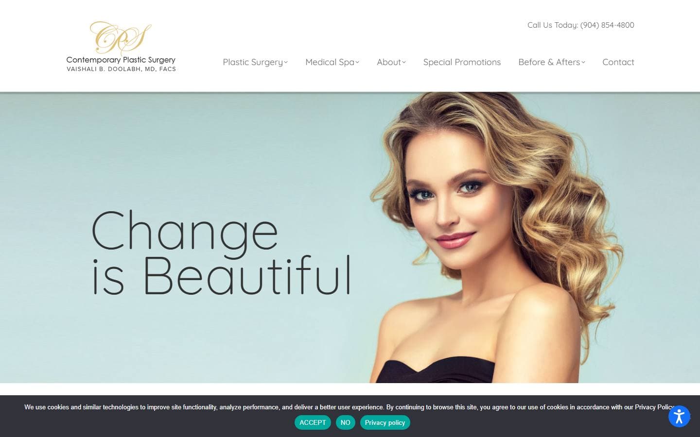 Change is Beautiful old website