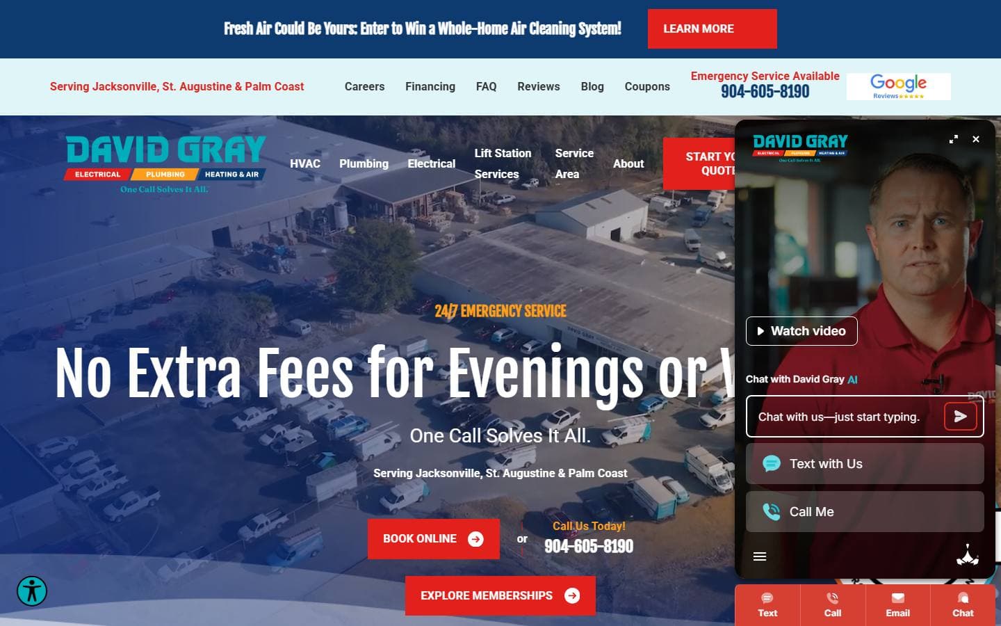David Gray old website