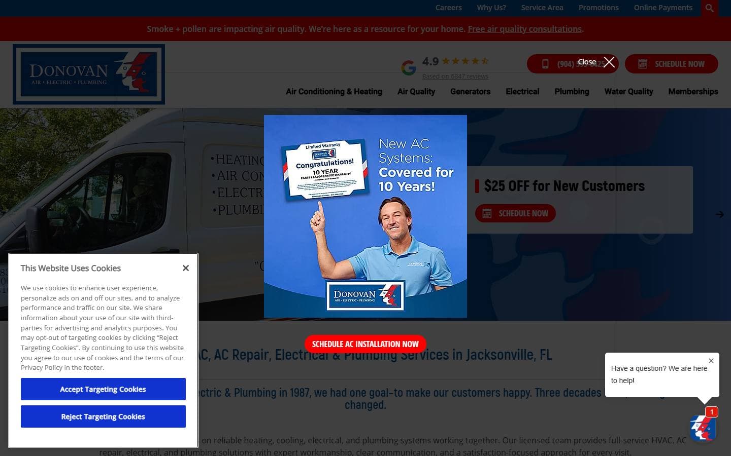 Donovan old website
