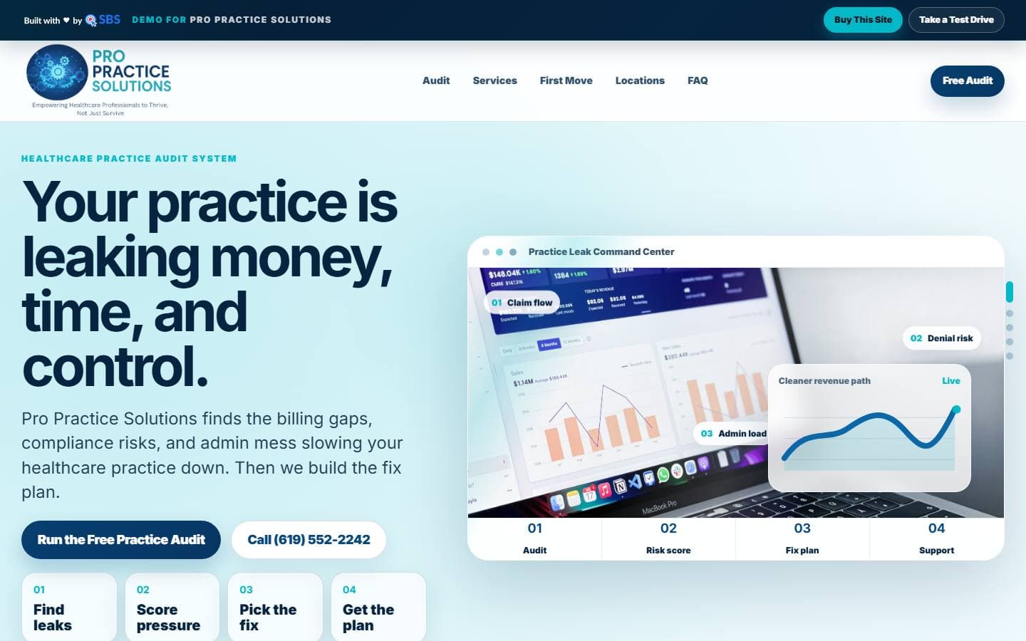 Pro Practice Solutions new Claude AI website