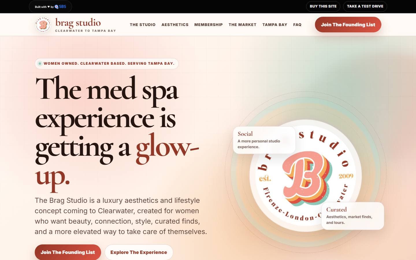 The Brag Studio new Claude AI website