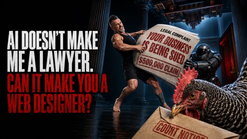 AI Doesn't Make Me a Lawyer. Can It Make You a Web Designer?