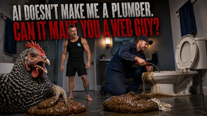 AI Doesn't Make Me a Plumber. Can It Make You a Web Guy?