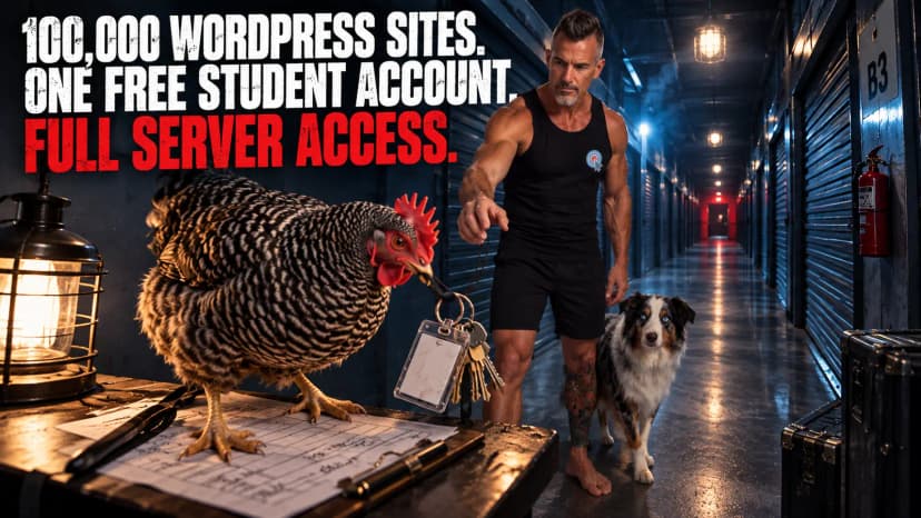 100,000 WordPress Sites. One Free Student Account. Full Server Access.