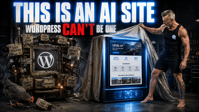 What an AI Site Actually Is (and Why WordPress Can't Be One)