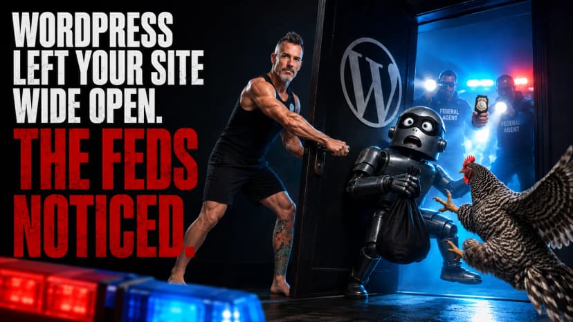 WordPress Left Your Site Wide Open. The Feds Noticed.