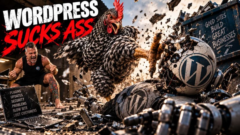 WordPress Sucks Ass. Don't Let it Destroy Your Business.