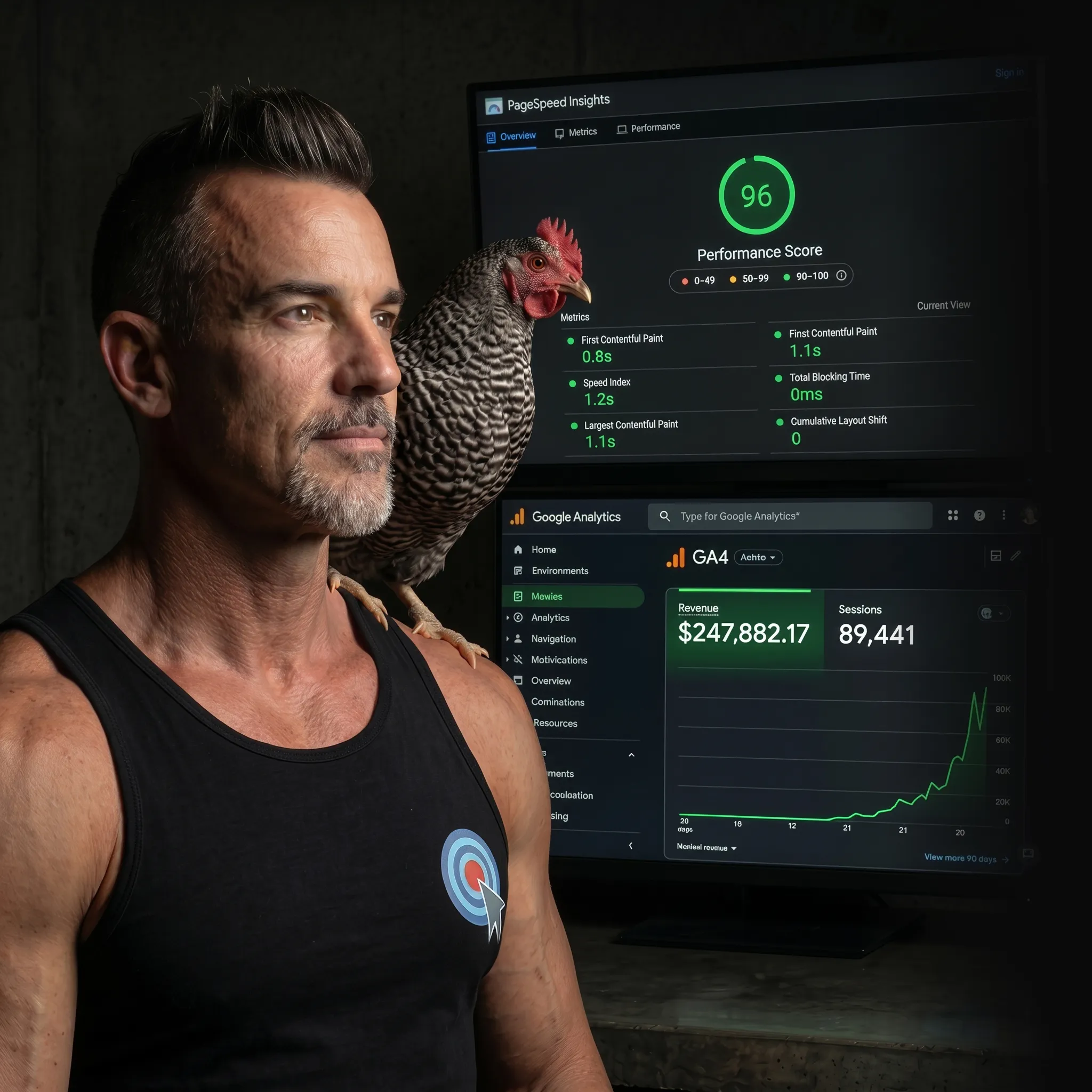 The $100K Website demo. A Claude-powered conversion machine.