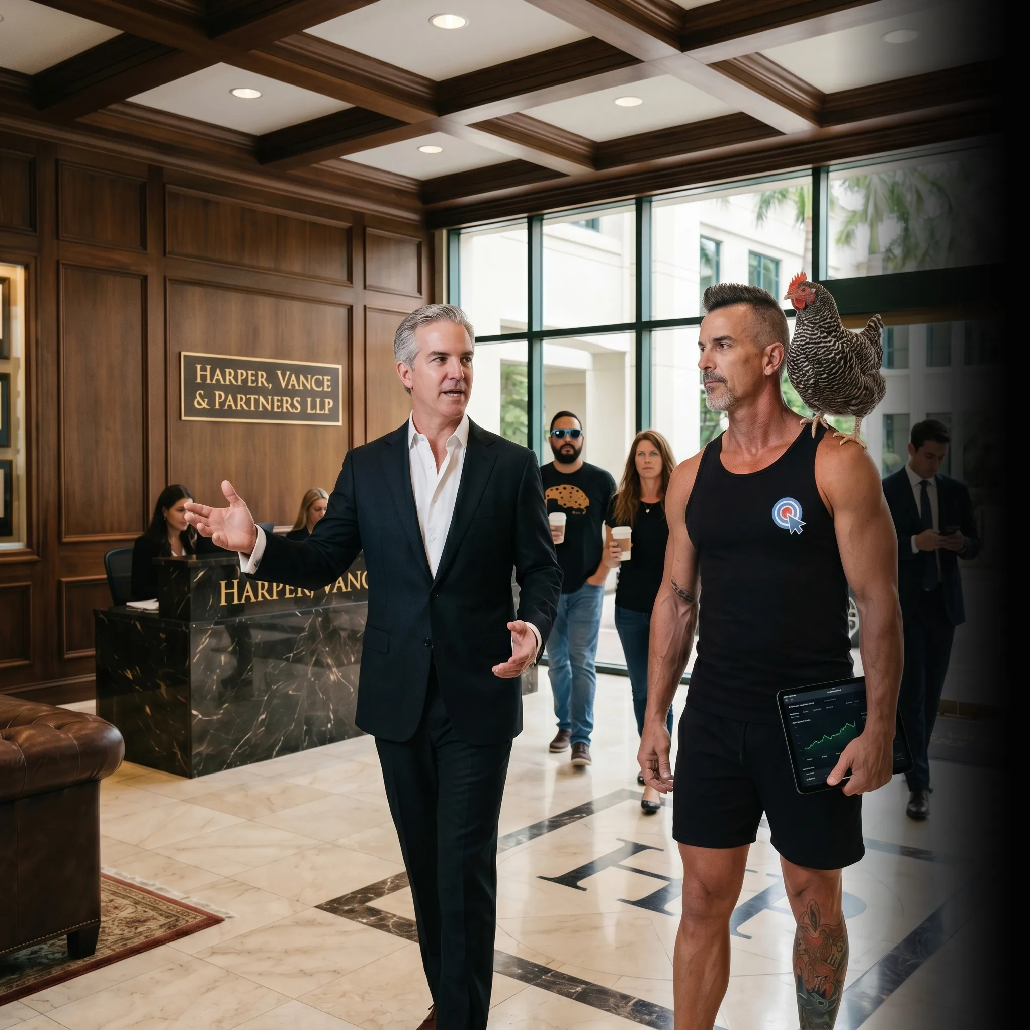 First Coast legal owner on tailgate with analytics — SEO and AI search for attorneys