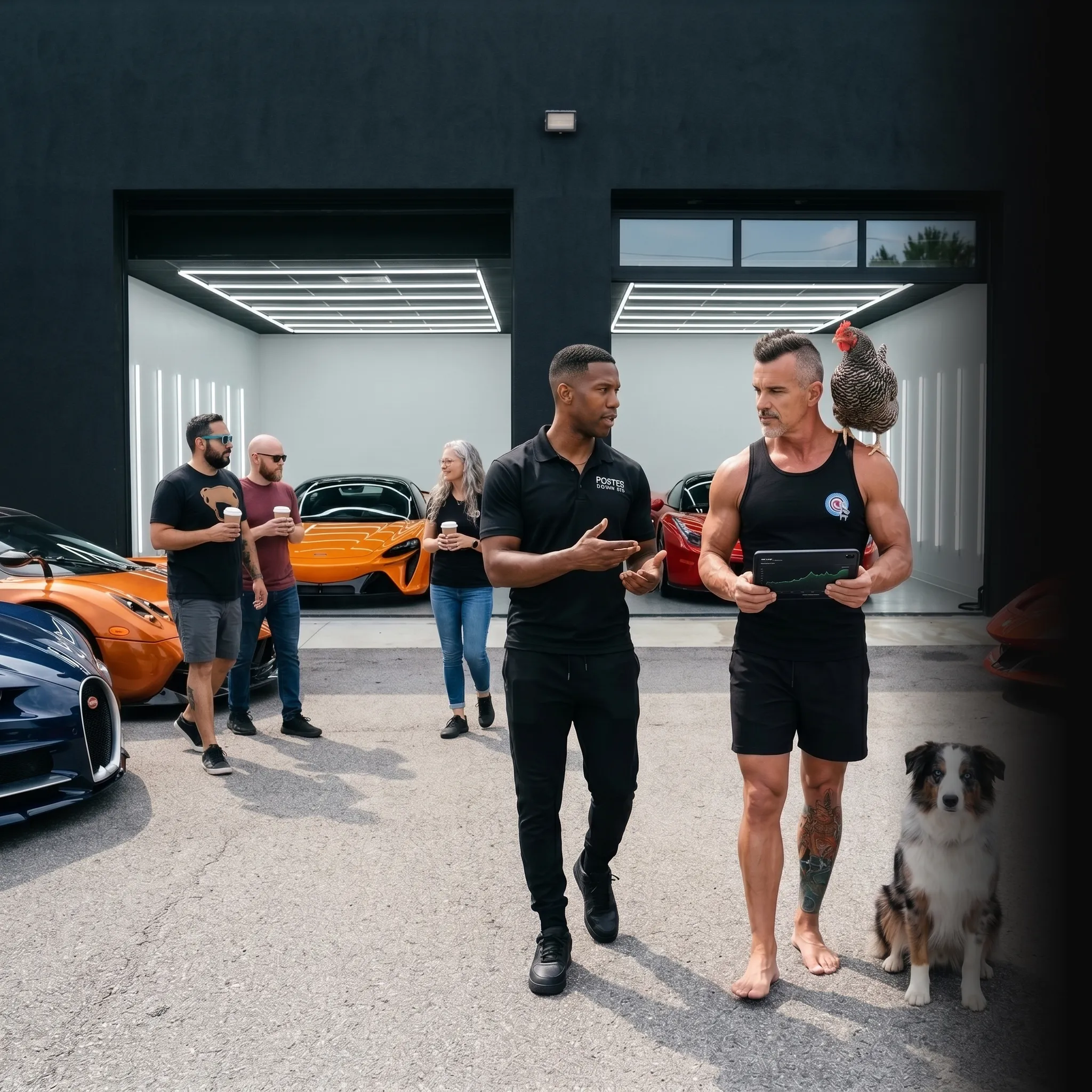 First Coast auto detailing owner on tailgate with analytics — SEO and AI search for auto detailers