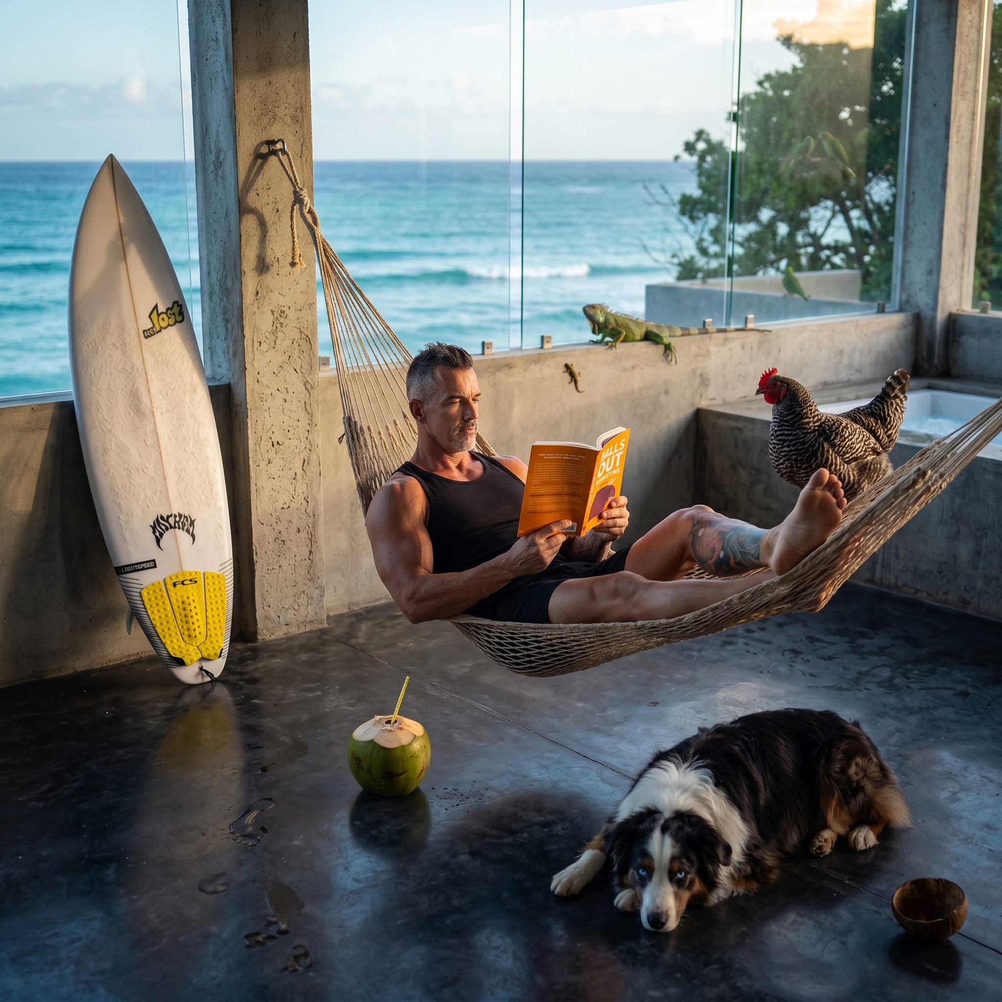 Just married. Son was a year old.