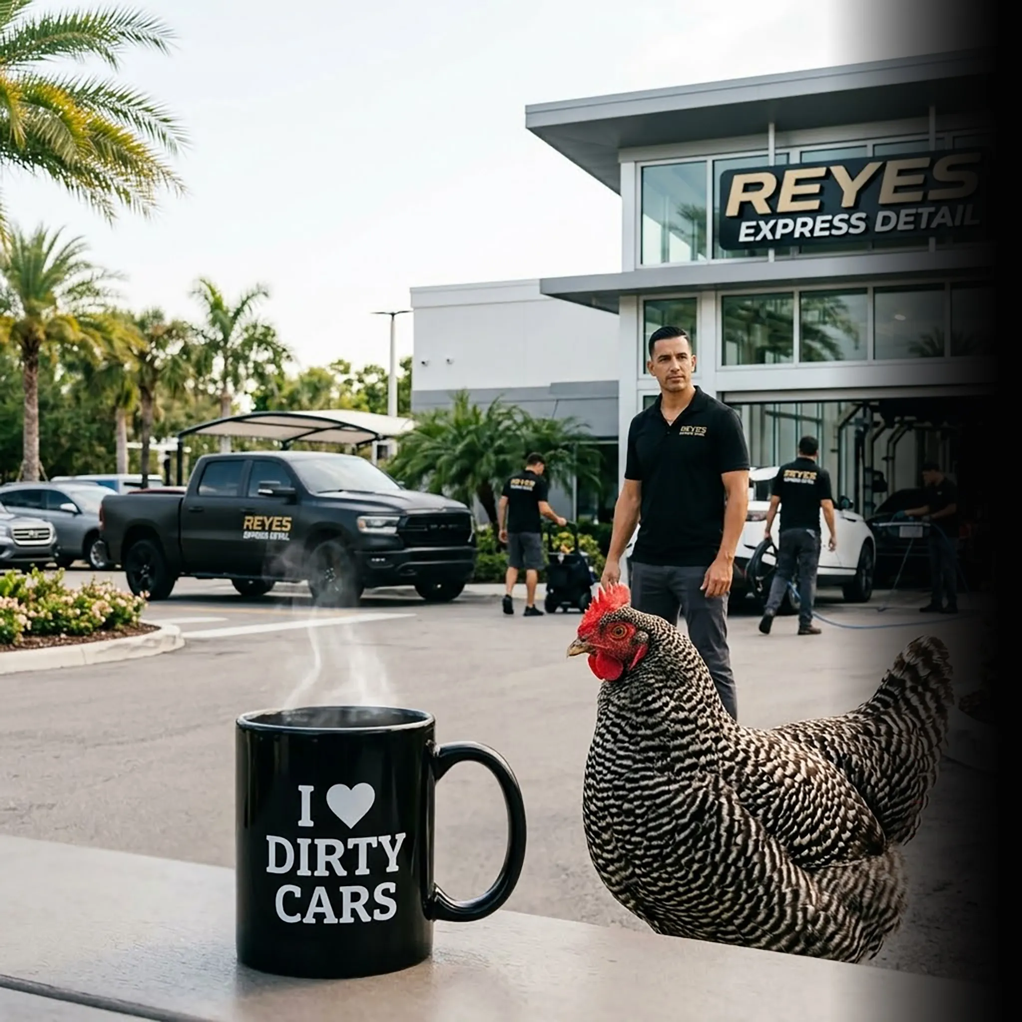 First Coast car wash partners walking the job — website that converts