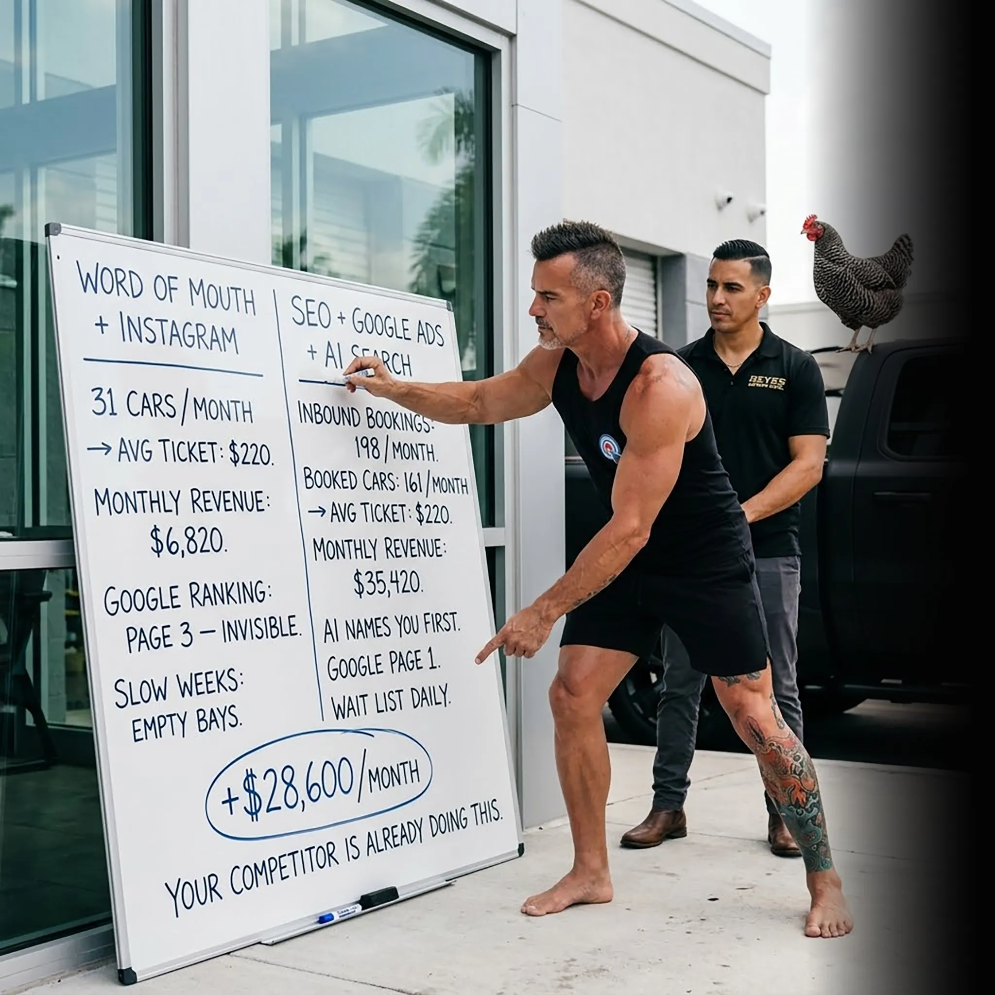 First Coast car wash owner in truck ready to go — your phone should ring more