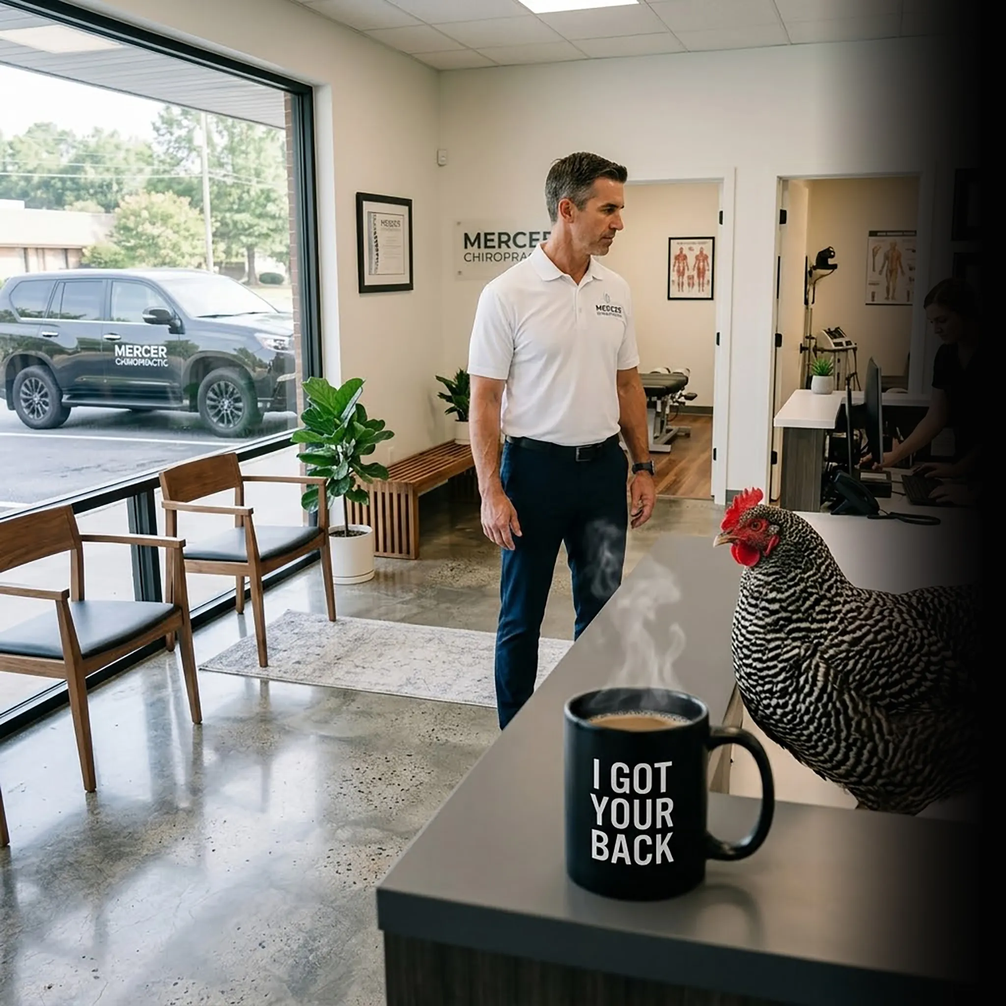 First Coast chiropractic partners walking the job — website that converts