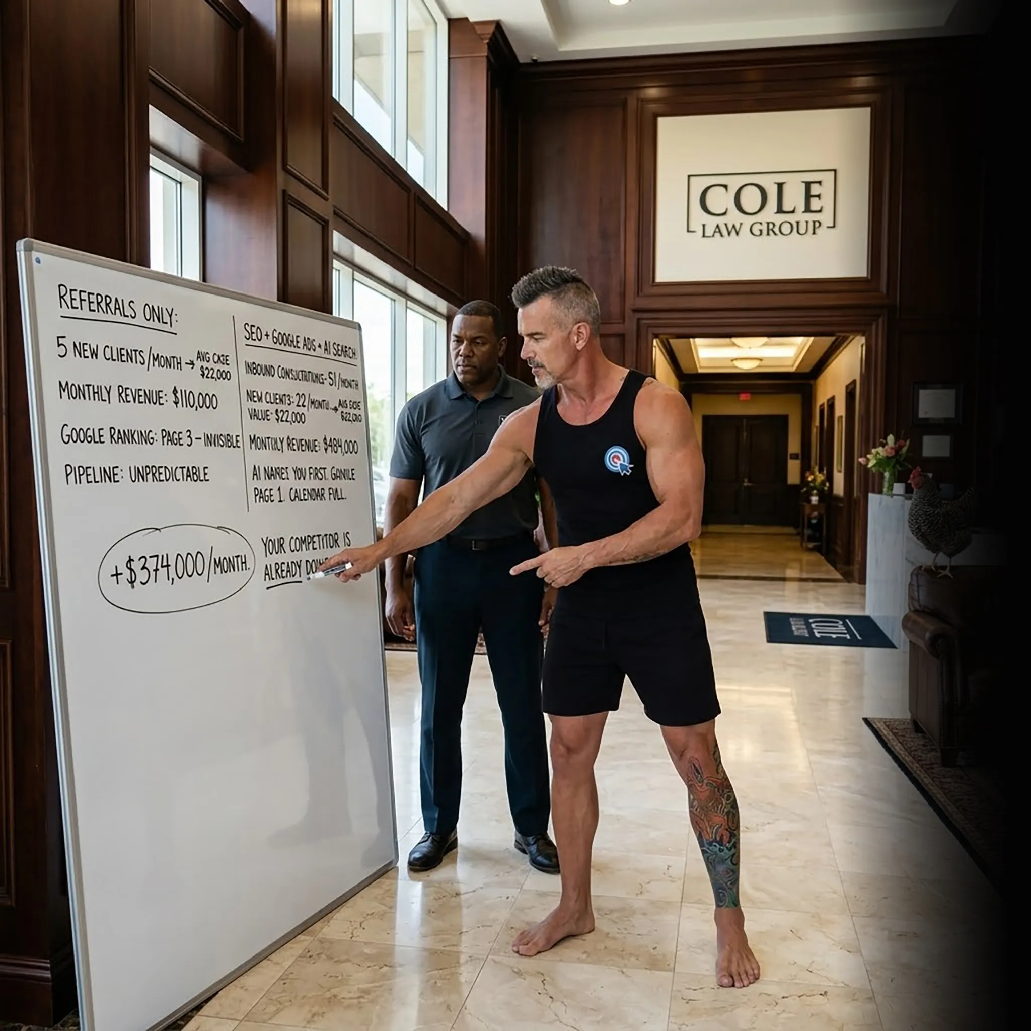 First Coast criminal defense owner in truck ready to go — your phone should ring more