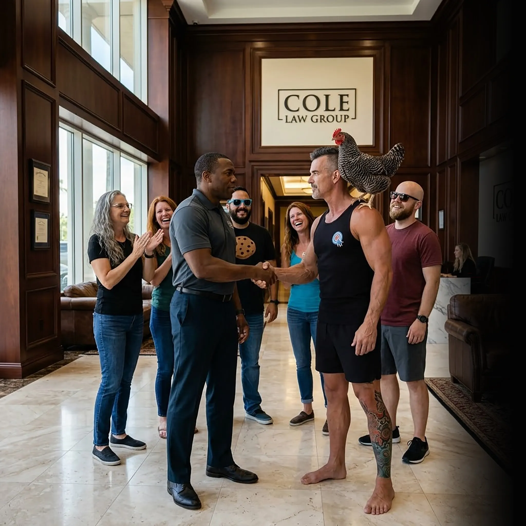 criminal defense team reviewing campaign data on tablet — Google Ads for criminal lawyers