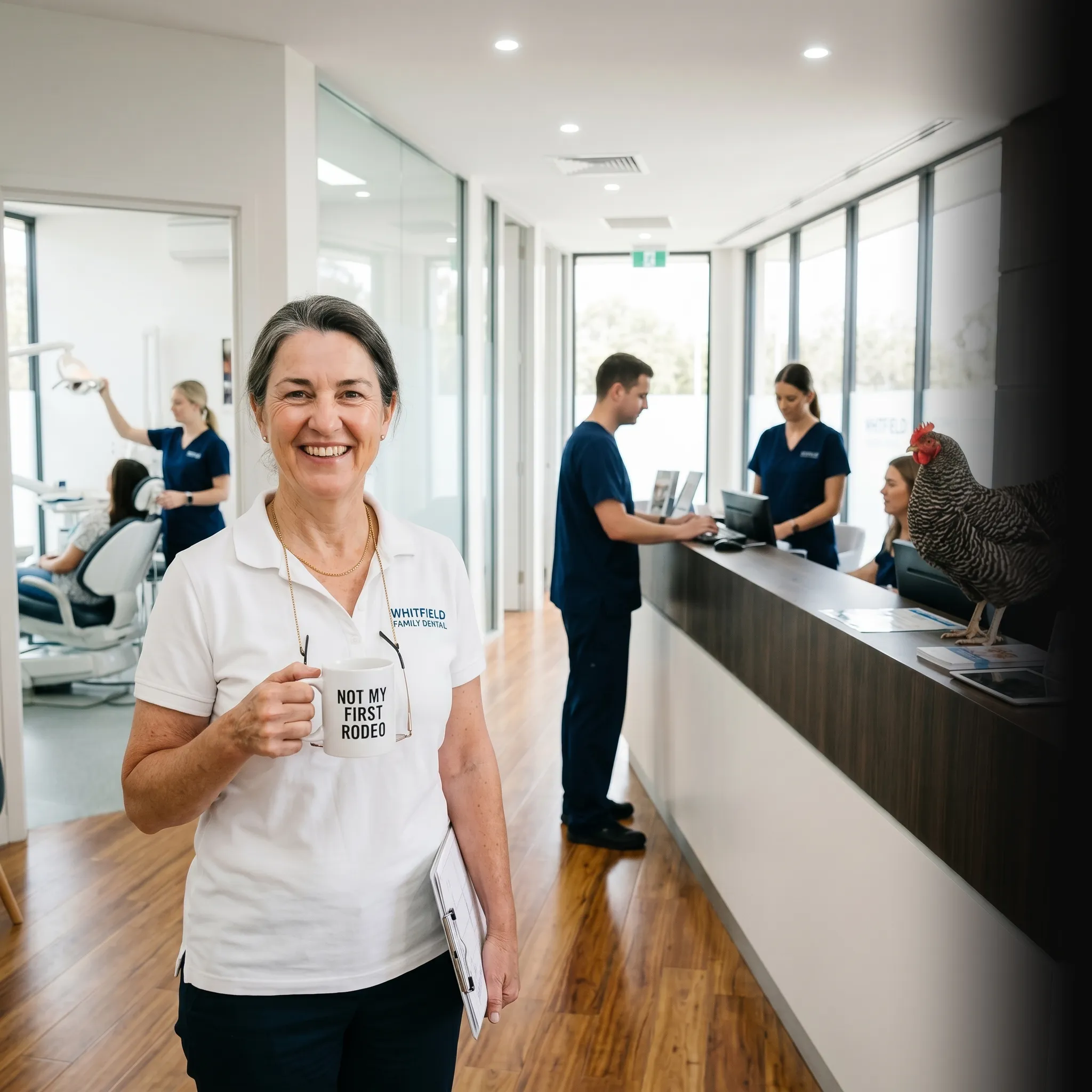 First Coast Dental owner in truck ready to go — your phone should ring more
