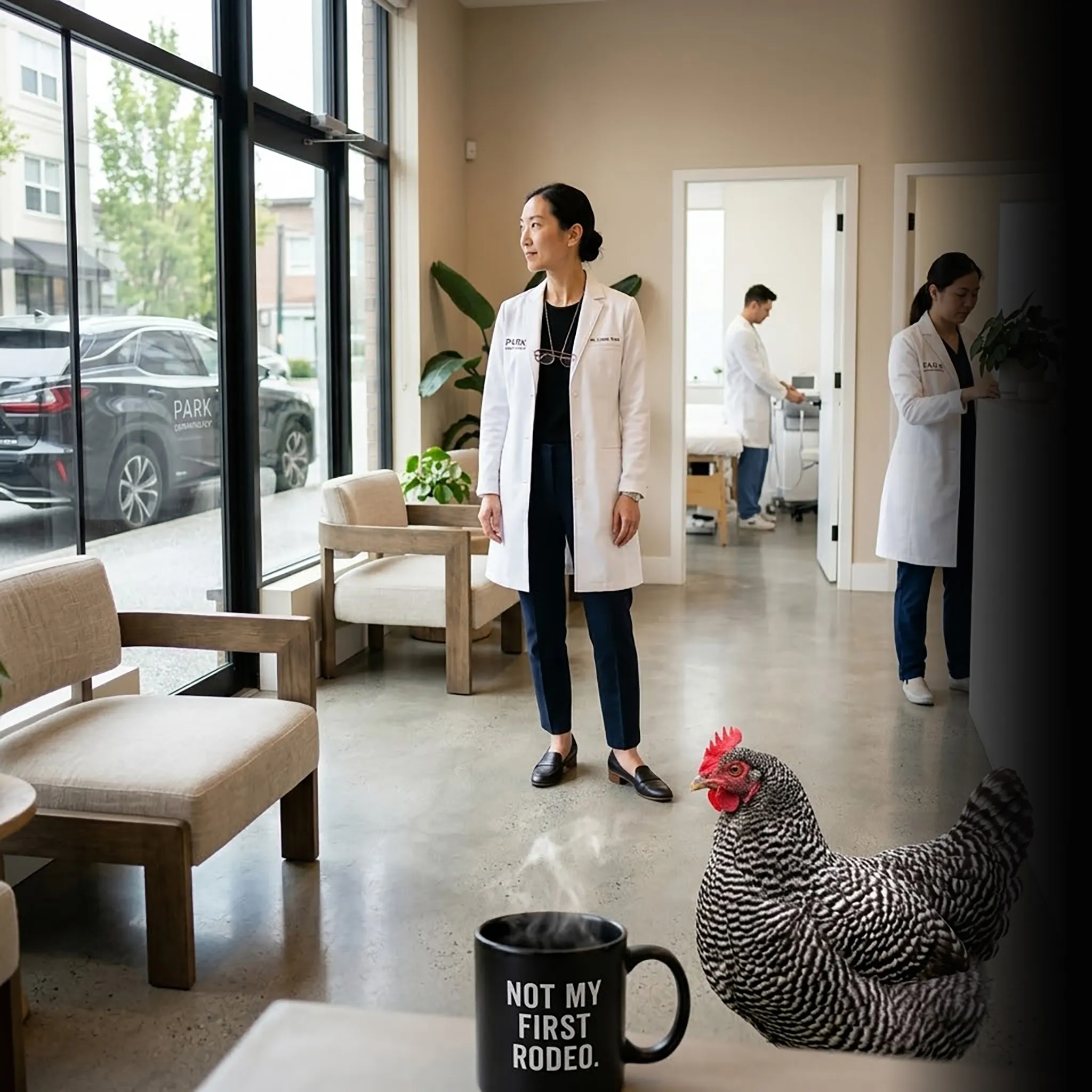 First Coast dermatology partners walking the job — website that converts