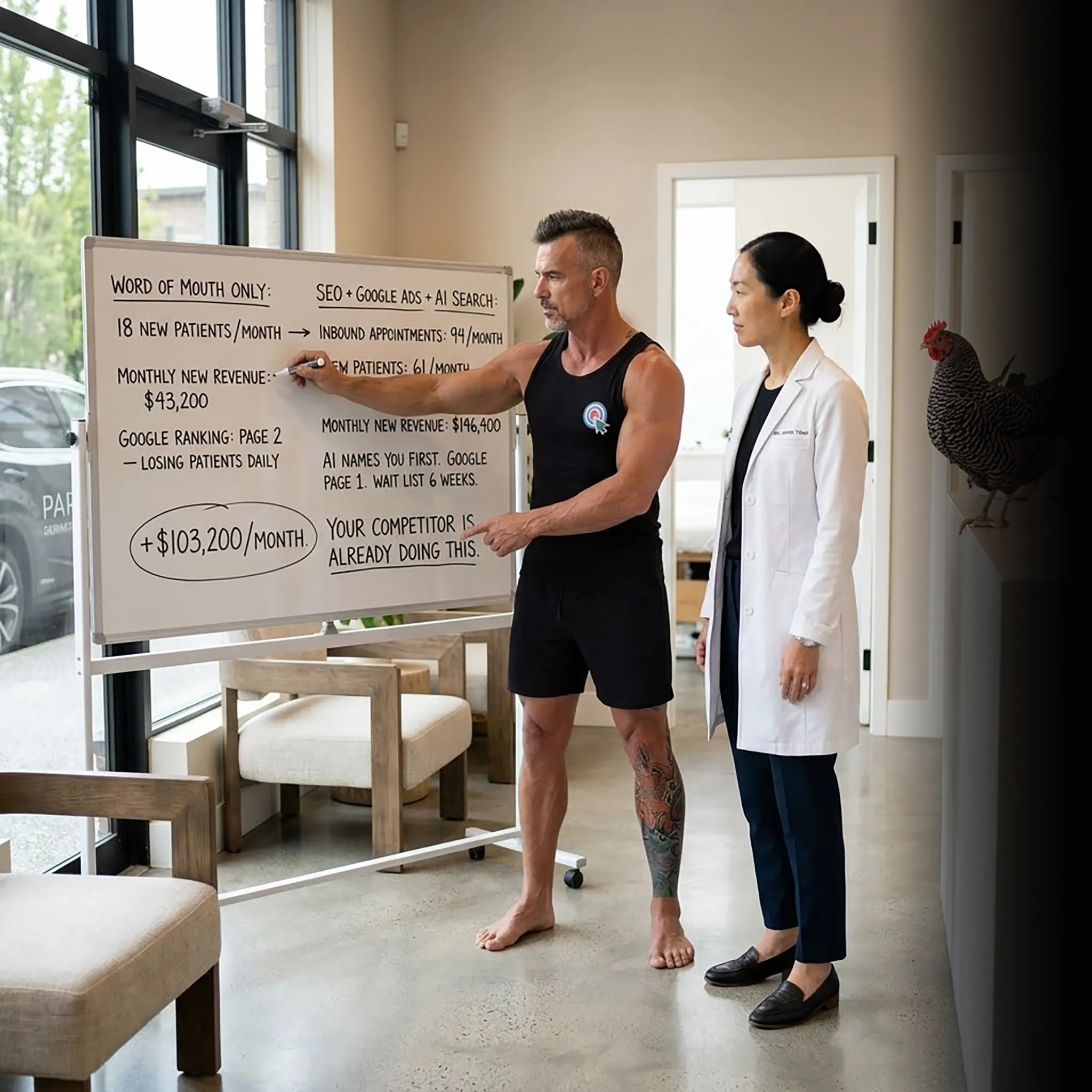 First Coast dermatology owner in truck ready to go — your phone should ring more