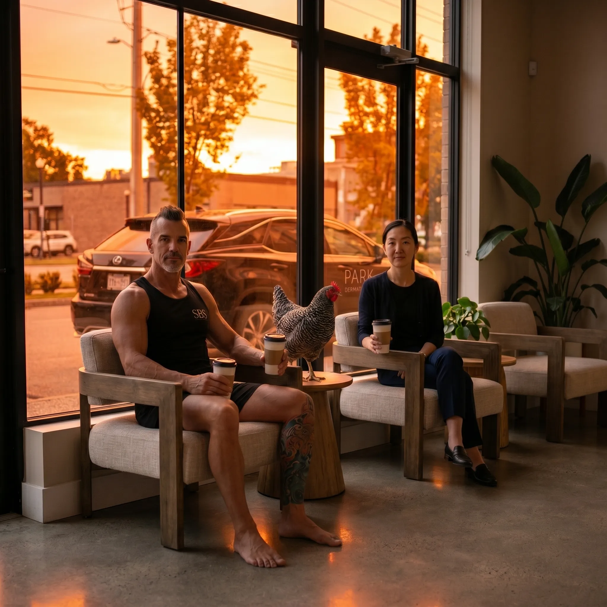 dermatology partners on tailgate with revenue dashboard — one unified marketing system