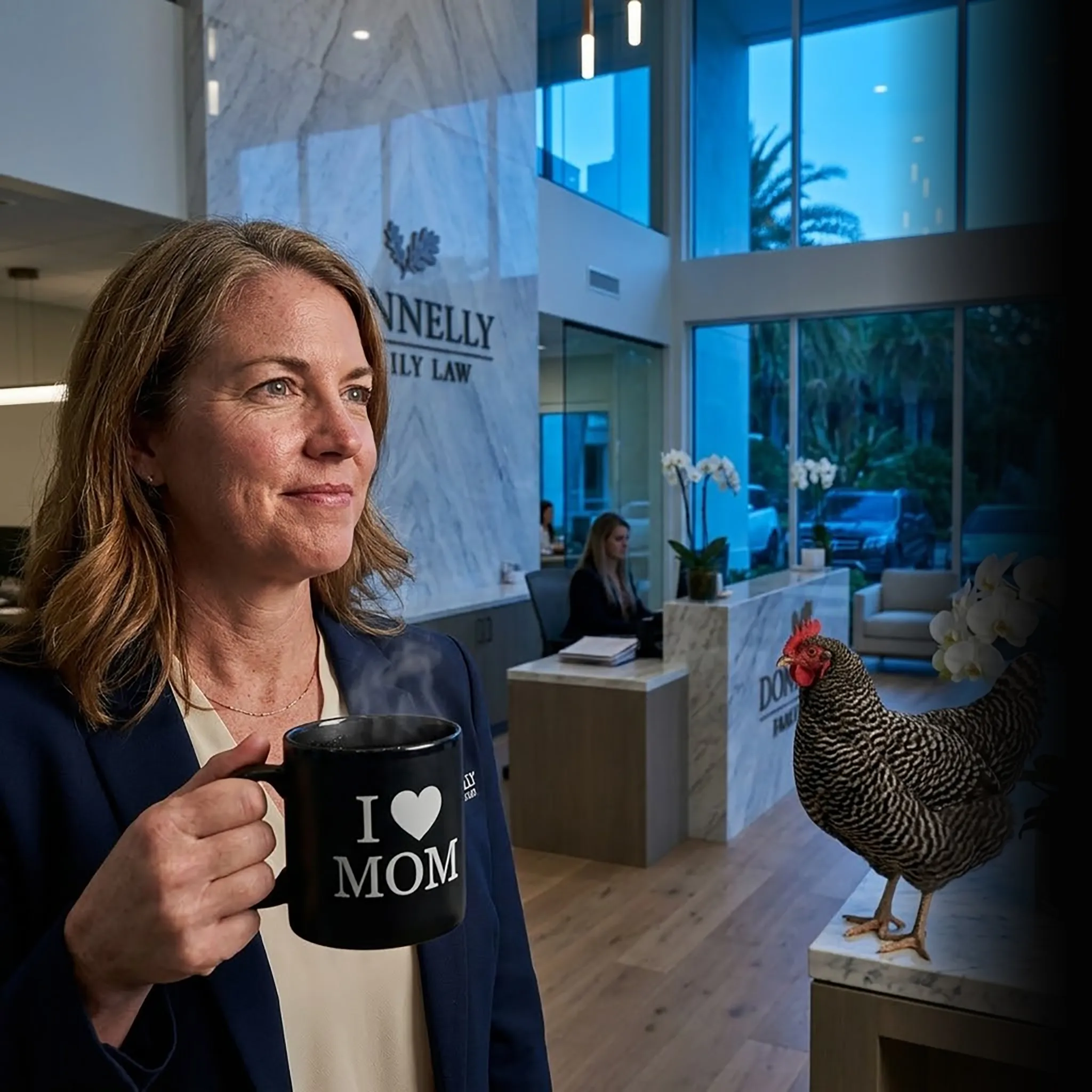 First Coast family law owner with crew working on roof — family law marketing services