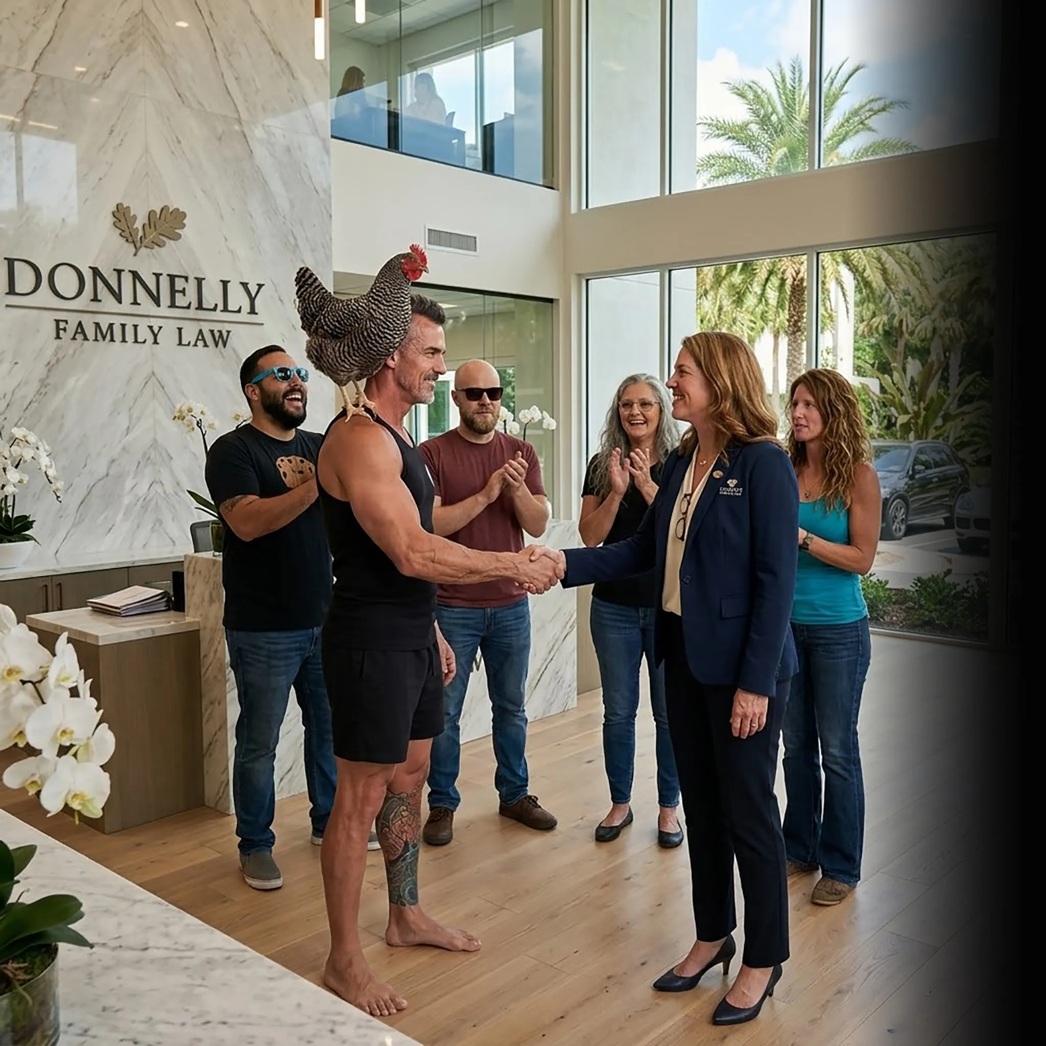 family law team reviewing campaign data on tablet — Google Ads for family lawyers