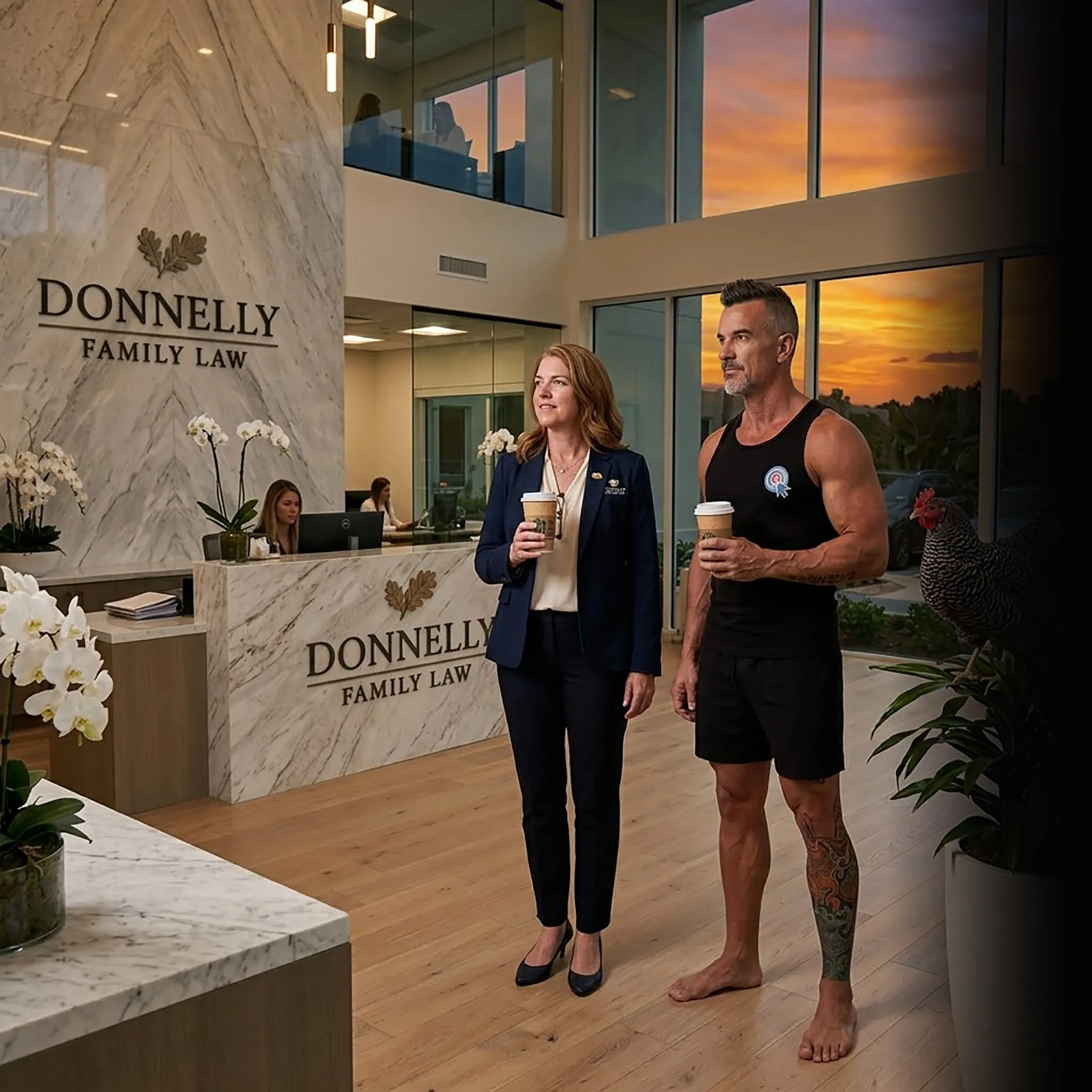 family law partners on tailgate with revenue dashboard — one unified marketing system