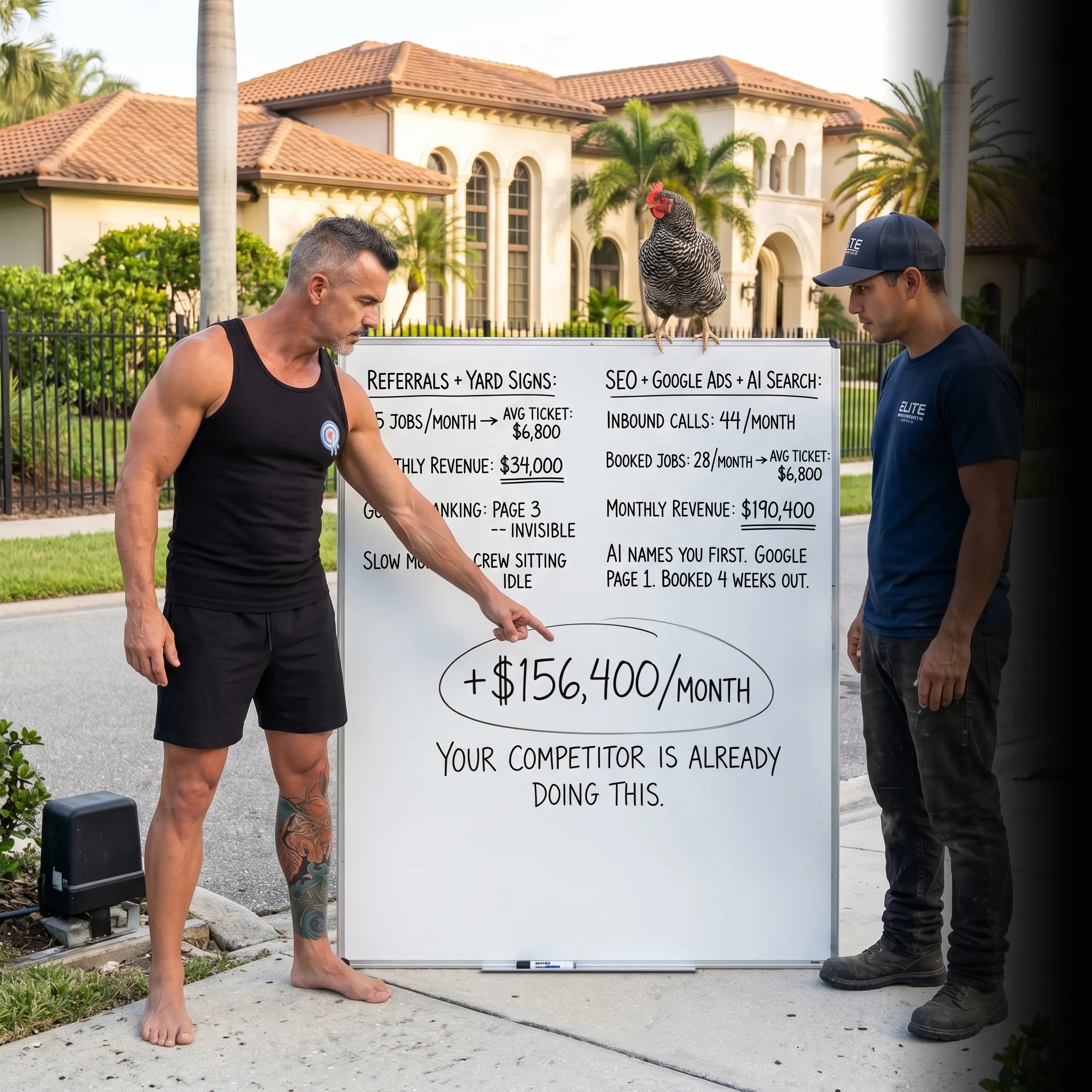 First Coast fencing owner in truck ready to go — your phone should ring more