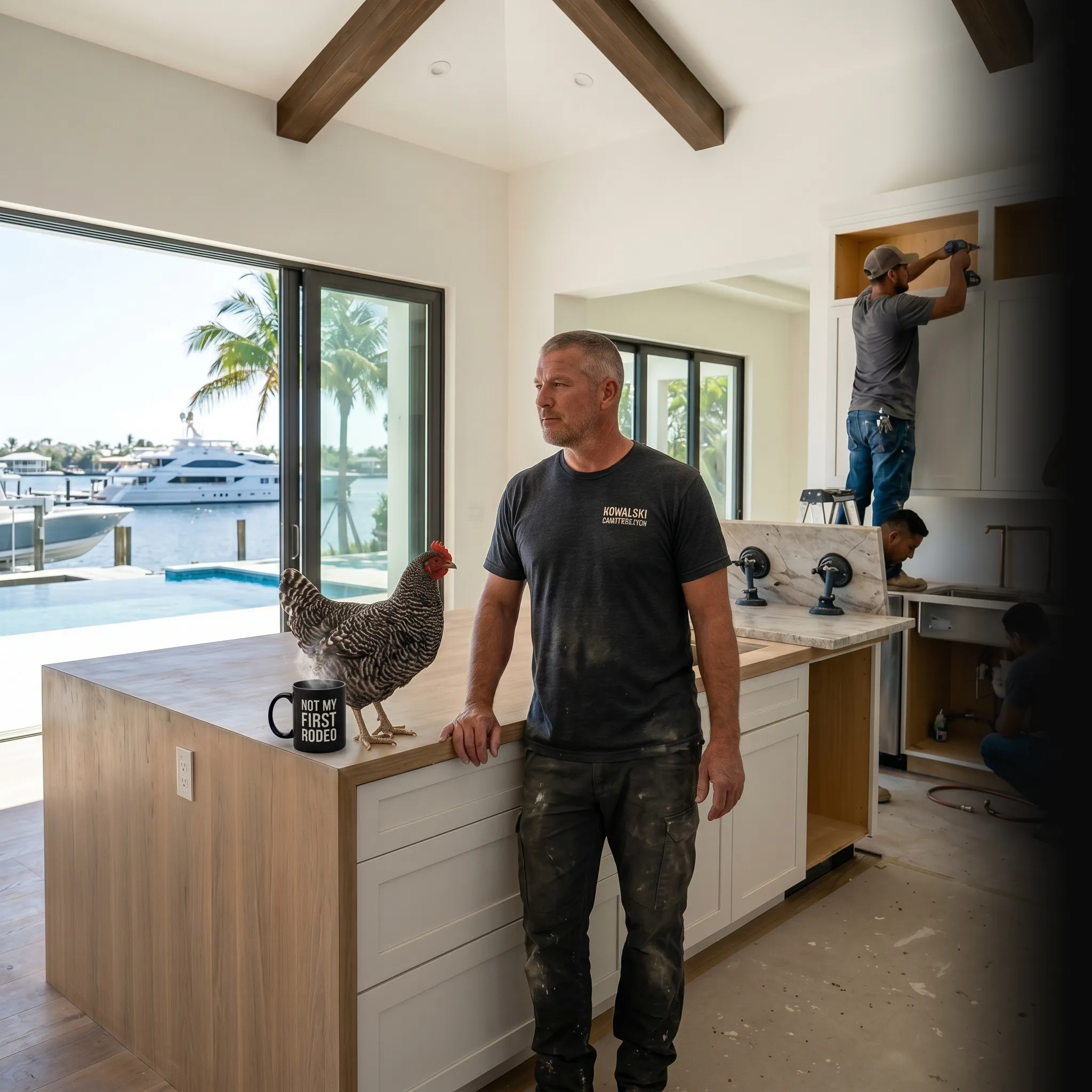 First Coast general contracting owner in truck ready to go — your phone should ring more