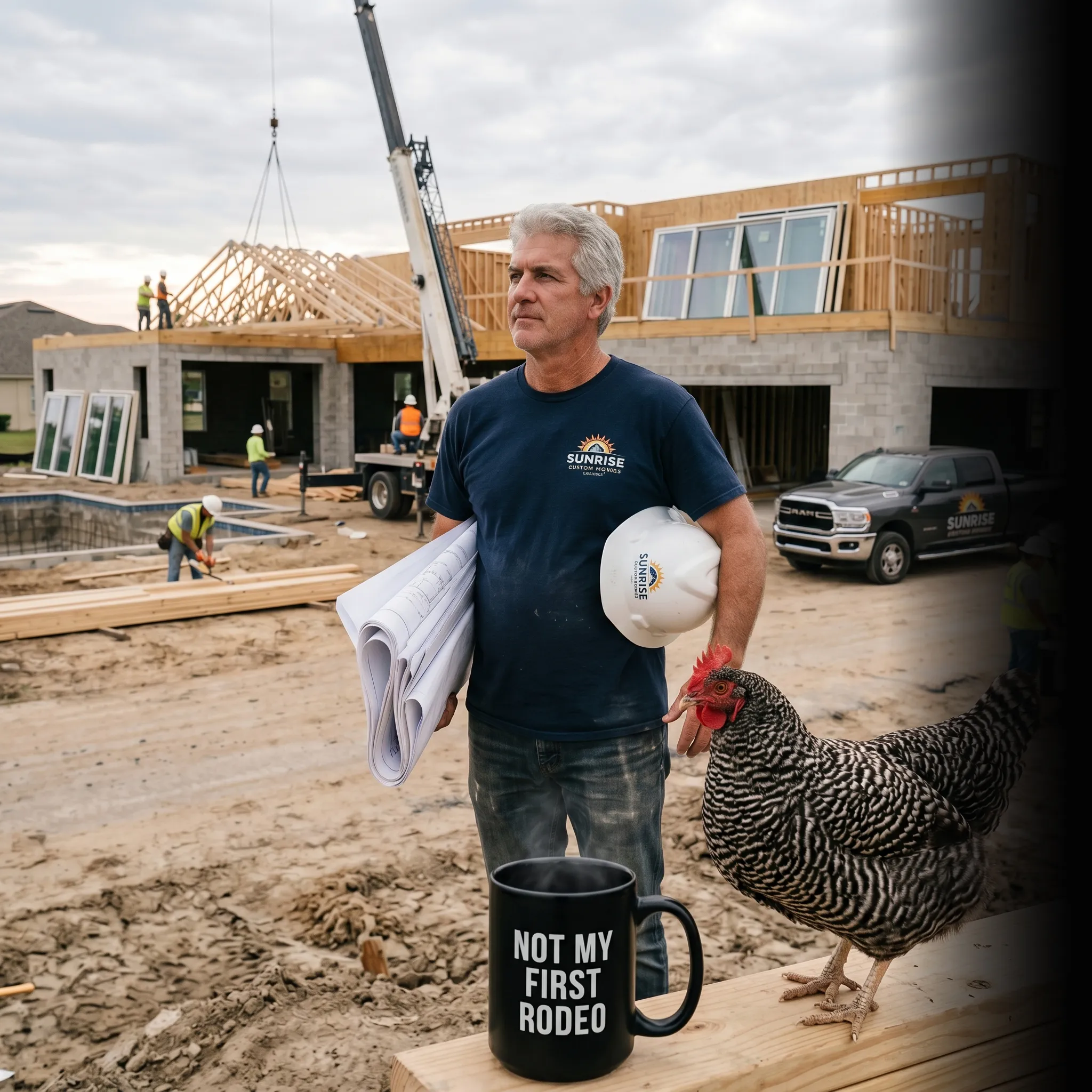 First Coast home building partners walking the job — website that converts