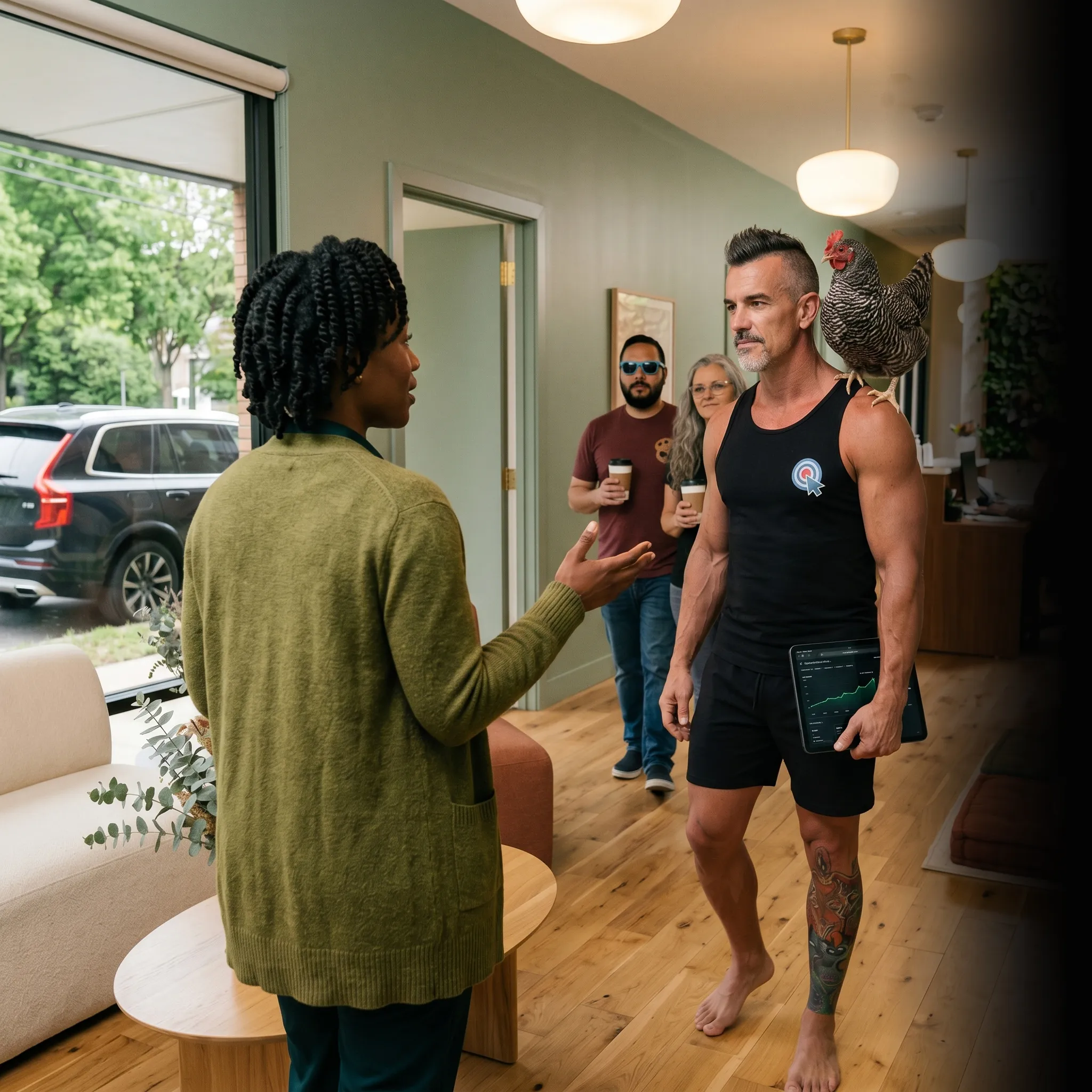 First Coast mental health owner on tailgate with analytics — SEO and AI search for therapists