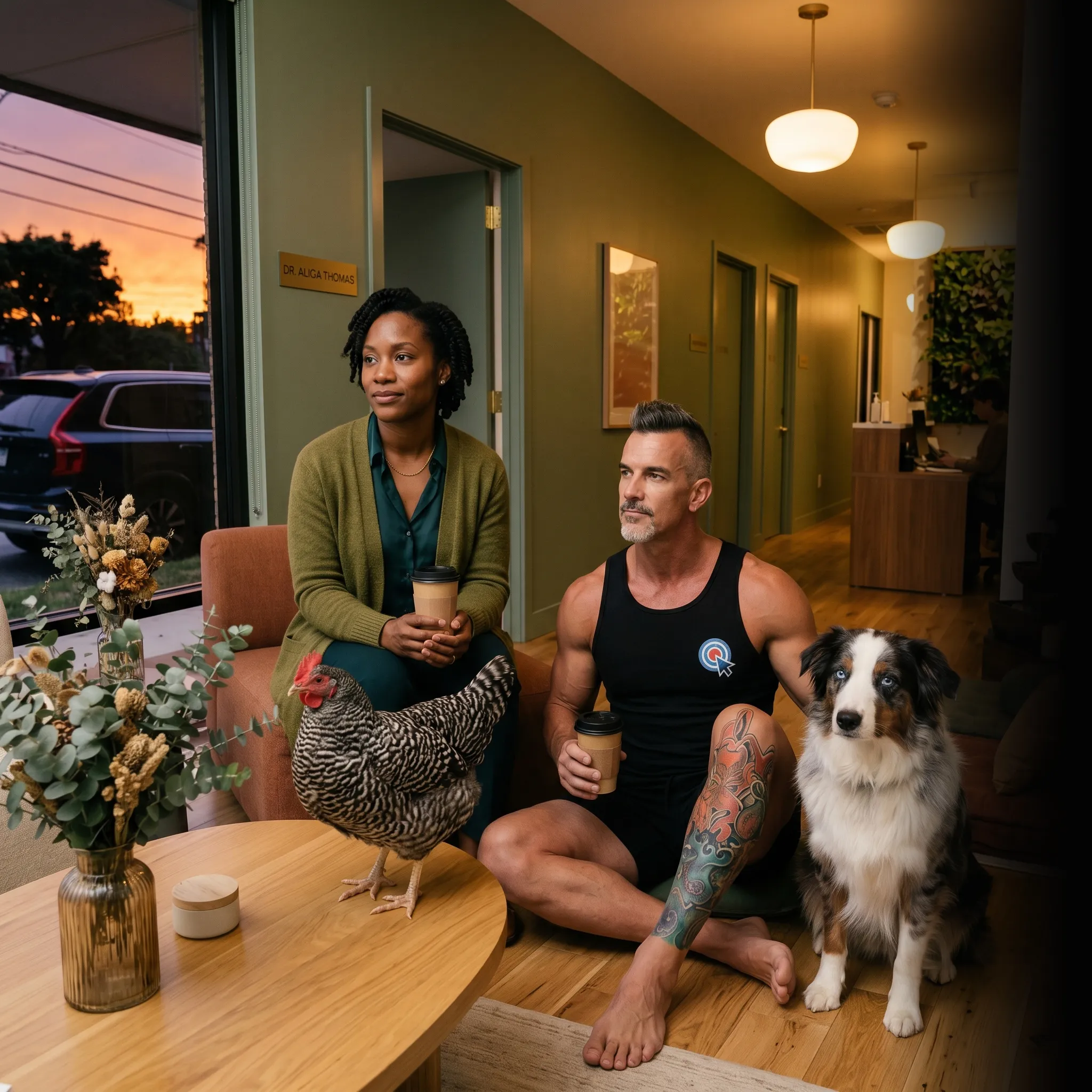 mental health partners on tailgate with revenue dashboard — one unified marketing system