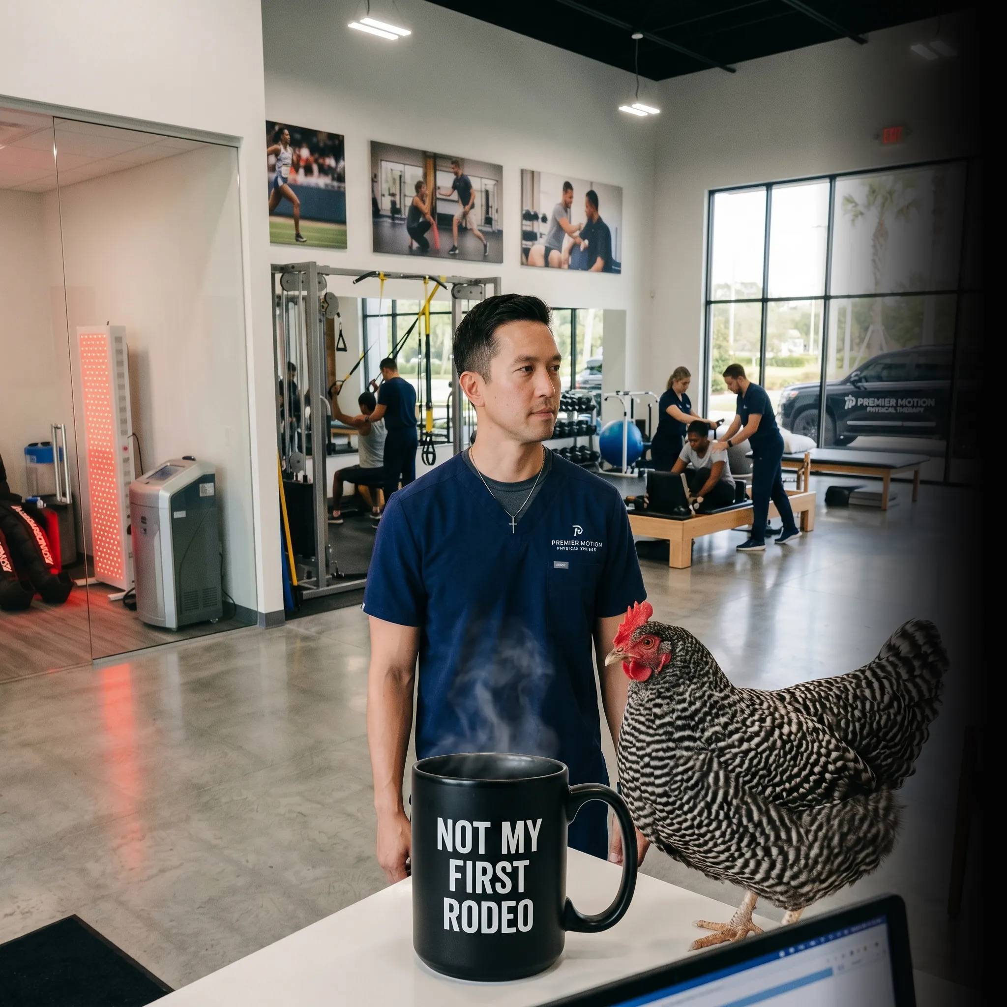 First Coast physical therapy partners walking the job — website that converts