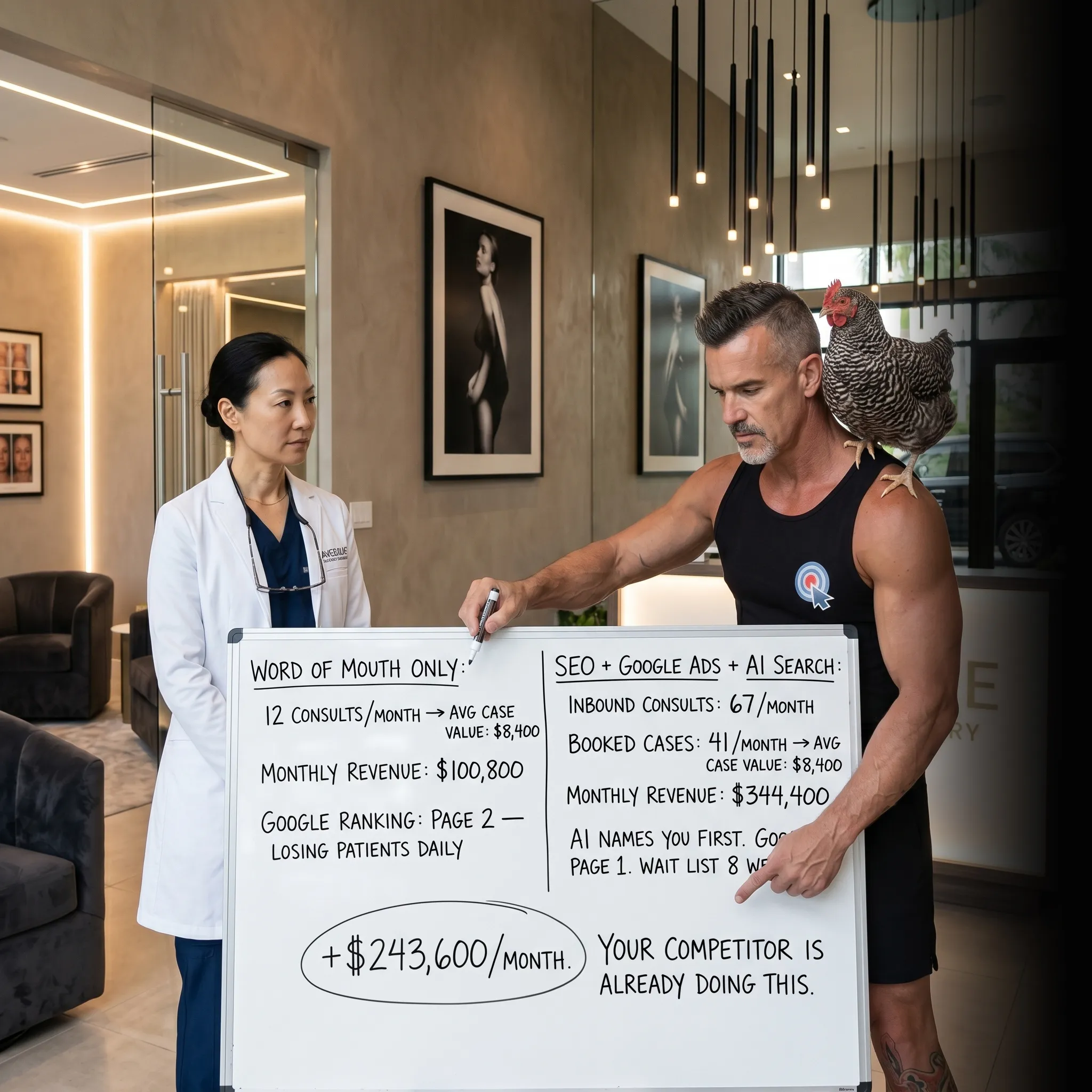 First Coast plastic surgery owner in truck ready to go — your phone should ring more