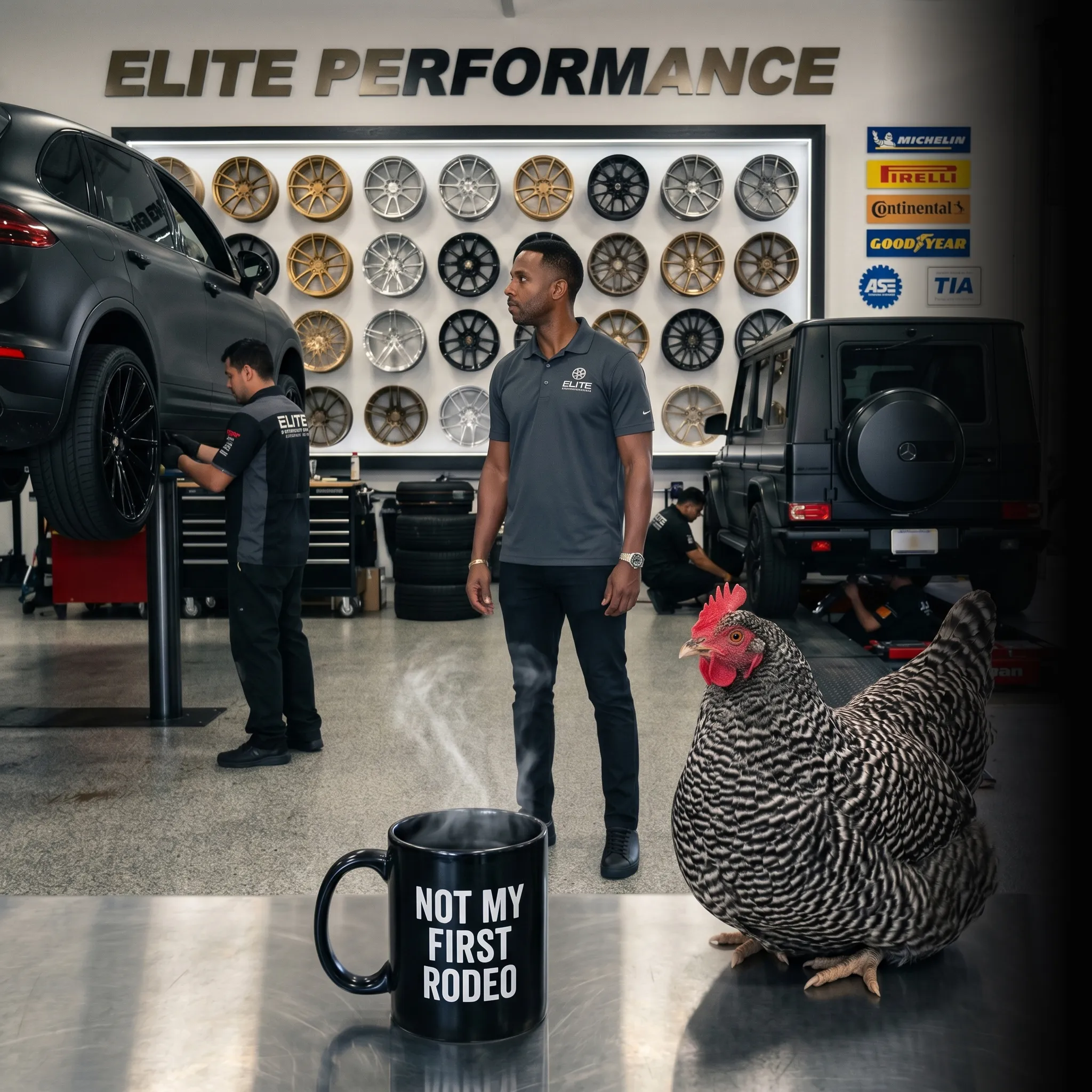 First Coast tire and wheel partners walking the job — website that converts