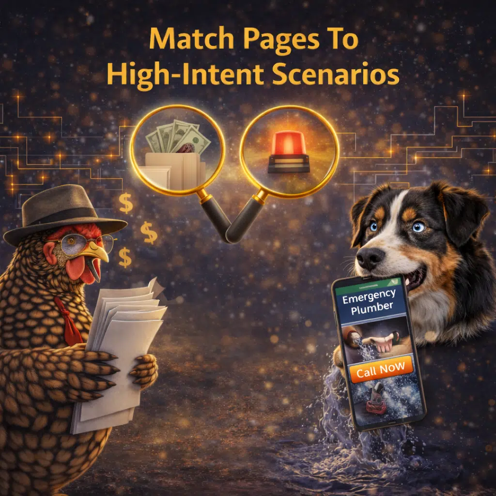 match-pages-to-high-intent-scenarios AI-driven search